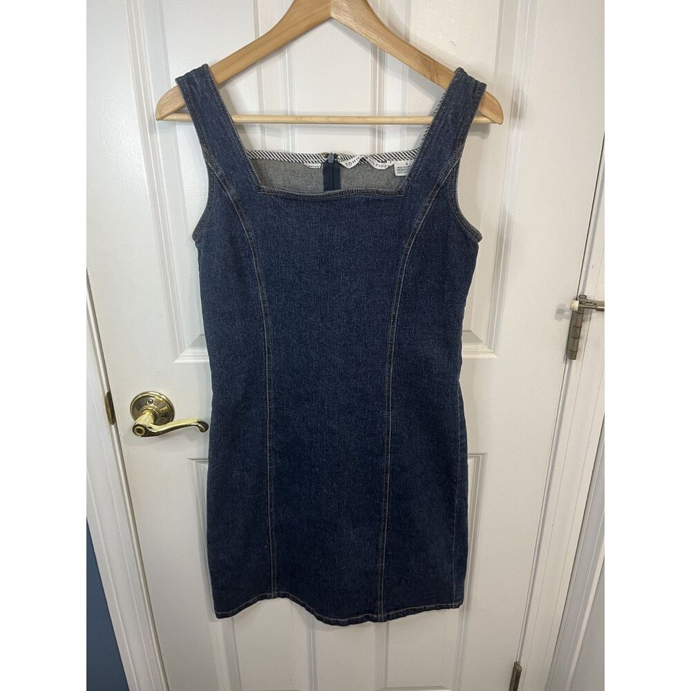 Vintage 90s Tommy Hilfiger Denim Mini Dress Size 6